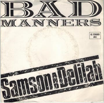 Single vinyl / 7 inch - Bad Manners - Samson &amp; Delilah, Verzenden, Zo goed als nieuw, 7 inch, Overige genres