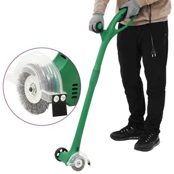 vidaXL Onkruidborstel elektrisch 140 W groen, Verzenden, Nieuw
