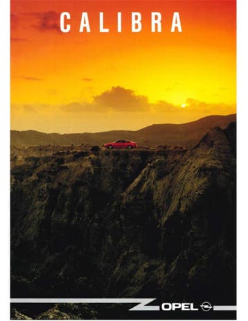 1990 OPEL CALIBRA BROCHURE NEDERLANDS, Nieuw, Opel, Author