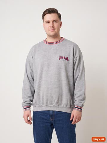 Fila Sweatshirts Heren maat L Grijs Vintage, Ophalen of Verzenden, Nieuw