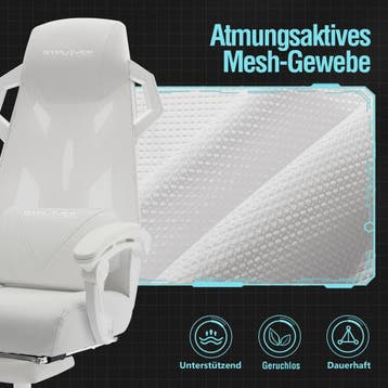 Ergonomische Bureaustoel & Gamestoel met Verstelbare Lendest, Verzenden, Nieuw