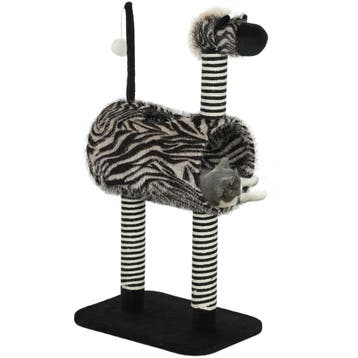TRUUSK Krabpaal Zebra-ontwerp - Kattentunnel Ø25 cm - Katten, Verzenden, Nieuw