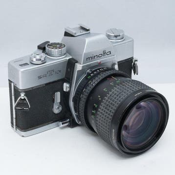 Minolta SRT 101 + 3,5/35-70mm MD Zoom Rokkor | Analoge, Nieuw