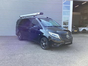 Zakelijke Lease |  Mercedes-Benz Vito 116 CDI Aut. L2 LED/ S, Automaat, Stof, Gebruikt, Zwart
