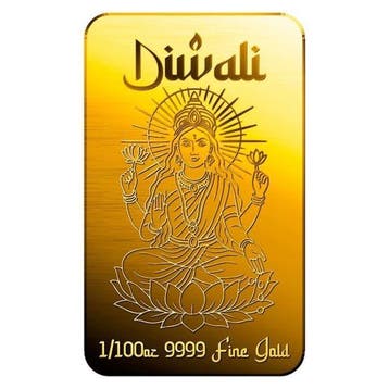 1/100 Troy Ounce - Goud .999 - 1/100 oz 9999 Fine Gold Bar