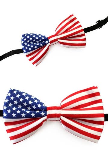 Vlinderstrik Satijn Amerika USA, Kleding | Dames, Ophalen of Verzenden, Nieuw