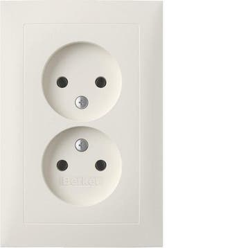 Hager Berker S.1 Wandcontactdoos (WCD-schakelmateriaal), Doe-het-zelf en Verbouw, Verzenden, Nieuw, Overige typen