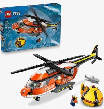 Lego Set - 60503 - City - Coast Guard Helicopter, Kinderen en Baby's, Speelgoed | Duplo en Lego, Nieuw