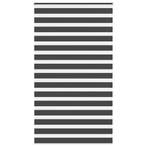 vidaXL Zebra rolgordijn 135x200 cm stofbreedte 130,9 cm, Verzenden, Nieuw, Zwart