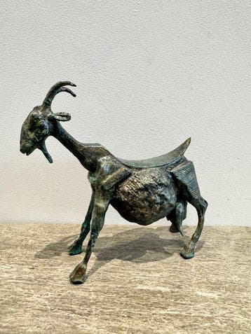 sculptuur, Rzeba z brzu figurka koza - hod dla Picasso -
