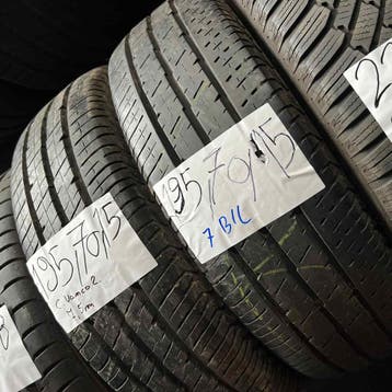 2 x Continental Vanco 2 195-70-15 C Zomerbanden 7,5mm, 15 inch, Ophalen of Verzenden, Band(en), 195 mm