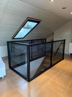Glazen U-Balustrade met Smoke Glas op Maat | Trapgat / Vide, Nieuw