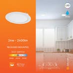 LED Paneel Slim Inbouw 6 Stuks - Brinton Thin - 24W 2400lm, Kunststof, Nieuw, Ophalen of Verzenden, Led
