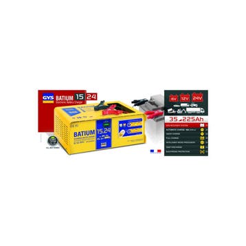 GYS Batium 15/24 accu lader 6-12-24 volt, Auto diversen, Ophalen of Verzenden, Nieuw