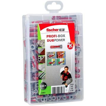 Assortimentsdoos | Fischer ProfiBox | 132 stuks (Universeel), Verzenden, Nieuw