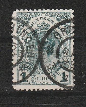 1898 Ned. Wilhelmina Kroningsgulden NR49 gebruikt (398), Verzenden, T/m 1940, Gestempeld