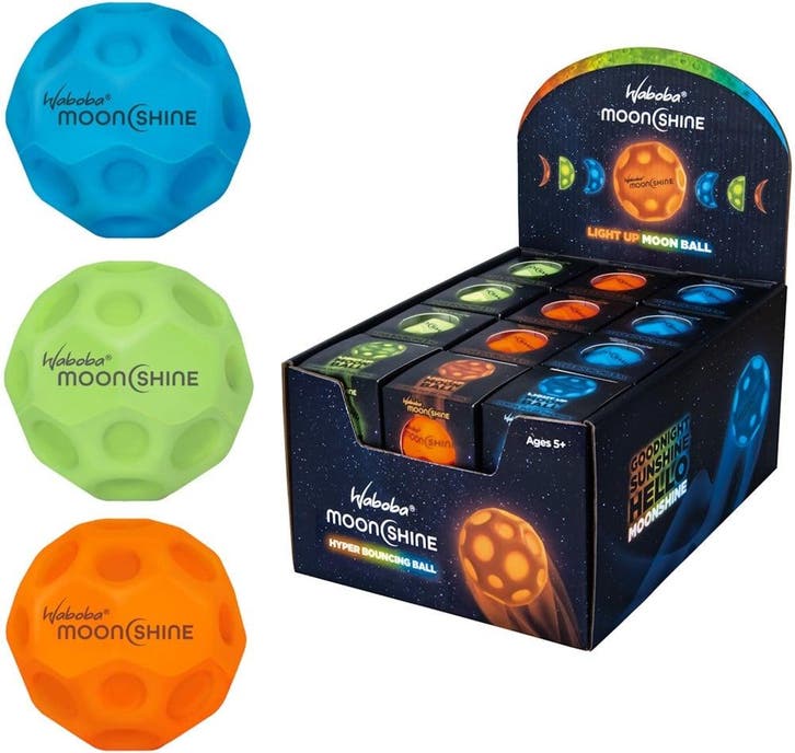Waboba - Moon Shine Stuiterbal | Waboba - Buitenspeelgoed, Sport en Fitness, Voetbal, Nieuw, Verzenden