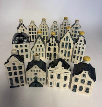 KLM-huisje - Bols - Set van 15 KLM huisjes – diverse nummers