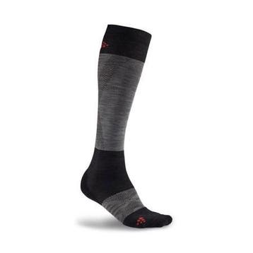 CRAFT Kniekous Alpine Warm 43-45 grijs met zwart, Kleding | Heren, Sokken en Kousen, Verzenden, Nieuw