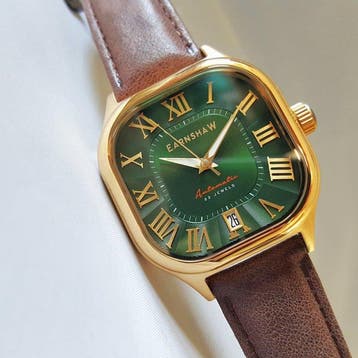 Thomas Earnshaw - Automatic - Gold - Square - Elite - NEW -, Nieuw