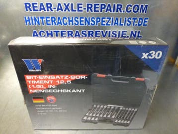 Welzh 30 delige set bits, mat verchroomd (Gereedschappen), Verzenden, Nieuw