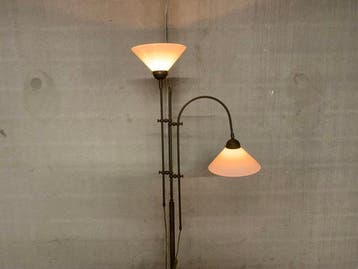 Lamp - Opaline glas - Adjustable 180 cm.