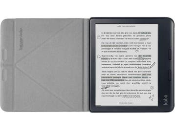 Kobo -  Sleepcover Voor Libra Colour  Beschermhoes - Zwart, Verzenden, Nieuw, Kobo