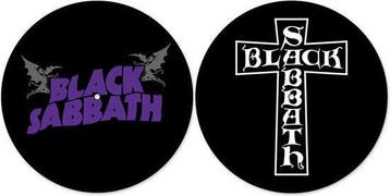 Black Sabbath Purple Logo / Cross Logo Platenspeler Slipmat, Ophalen of Verzenden, Nieuw, Gebruiksvoorwerp