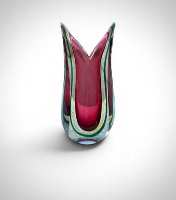 Vaas - Muranoglas - Onderwaterglas, Antiek en Kunst