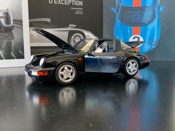 Norev 1:18 - Model sportwagen - Porsche 911 (Type 964) Targa, Hobby en Vrije tijd, Nieuw