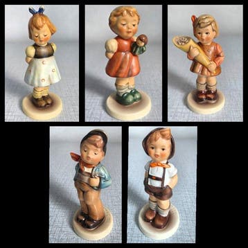Goebel - Beeldje - Hummel beeldjes set (5 stuks) (5) -