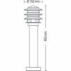LED Tuinverlichting - Staande Buitenlamp - Kayo 3 - E27, Staande lamp, Nieuw, Ophalen of Verzenden, Rvs