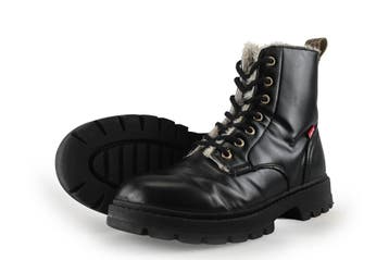 Levis Veterboots in maat 38 Zwart, Kleding | Dames, Verzenden, Zwart, Overige typen, Zo goed als nieuw