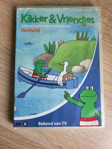 DVD - Kikker & Vriendjes - Verliefd, Cd's en Dvd's, Gebruikt, Verzenden, Alle leeftijden, Dieren
