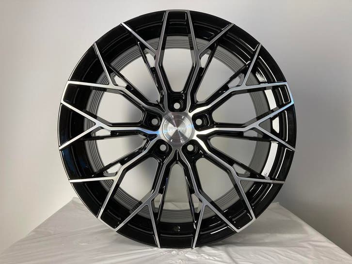 19 inch velgen | Tesla Model 3 | MC FF3 | Zwart Gepolijst, Auto-onderdelen, Banden en Velgen, Nieuw, 19 inch, Ophalen of Verzenden