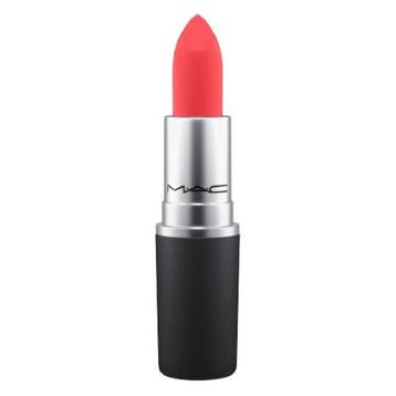 MAC Cosmetics Powder Kiss 308 Mandarin O Lipstick - 3g, Ophalen of Verzenden, Nieuw, Lippen, Make-up