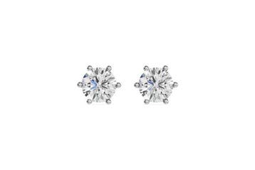 Oorbellen - 14 karaat Witgoud - 2.52ct. tw. Diamant, Sieraden, Tassen en Uiterlijk, Oorbellen, Nieuw