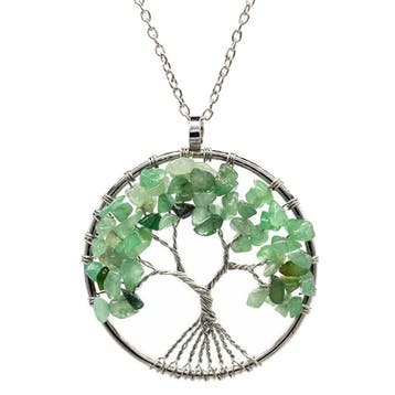 Fako Bijoux - Ketting - Chakra Reiki - Levensboom XL -, Verzenden, Nieuw