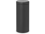 Brabantia Touch Bin - Prullenbak - 30 liter - Mineral, Verzenden, Zo goed als nieuw