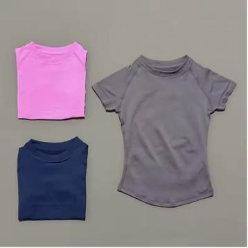 Dames Sport Top – Seamless Short Sleeve Yoga Comfort Fit, Verzenden, Nieuw