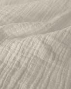 Hydrofiel Katoen Linnenstructuur Gebroken Wit, Nieuw, Wit