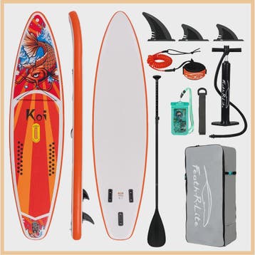 Opblaasbaar SUP Board 320-350cm met Complete Accessoireset -, Watersport en Boten, Golfsurfen, Verzenden, Nieuw