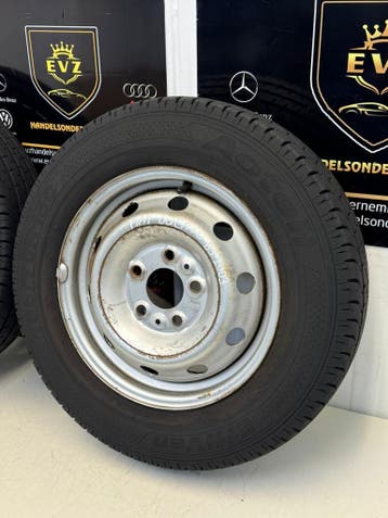 2 stuks 195/70R15C Fiat Ducato bj2003 velgen set zomerbanden, 15 inch, Banden en Velgen, 195 mm, Zomerbanden