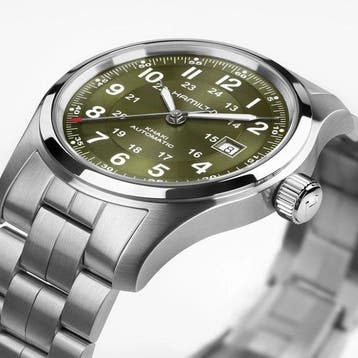 Hamilton - Khaki Field 42 mm - H706051600 - Heren - 2026, Sieraden, Tassen en Uiterlijk, Horloges | Heren, Nieuw