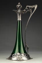 Albert Kohler - Karaf - Verzilverd, Antiek en Kunst, Antiek | Meubels | Stoelen en Banken