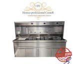 Hakto gereviseerde  Bakwand Friteuse 3x 2 manden + bakplaat, Ophalen of Verzenden, Gebruikt