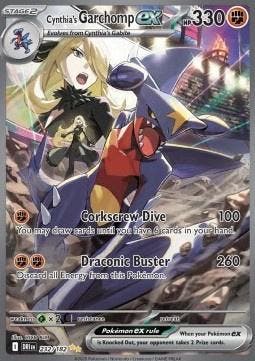 Pokémon TCG - Cynthias Garchomp ex - Destined Rivals - 2.., Verzenden, Zo goed als nieuw