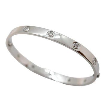 Cartier - Armband - Love - 18 karaat Witgoud - 10 Diamanten, Nieuw