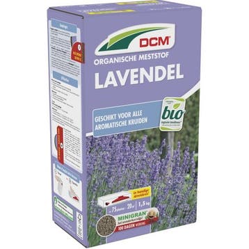 Lavendel mest | DCM | 1.5 kg (20 m², Organisch, Bio-label), Verzenden