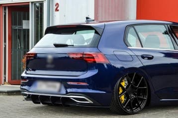 Aggressive Diffuser + Rear splitter voor Volkswagen Golf 8, Auto diversen, Ophalen of Verzenden